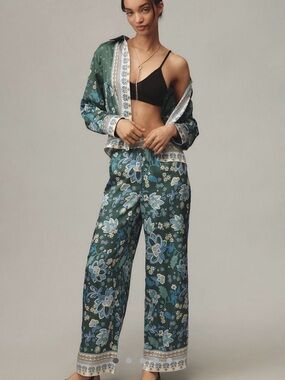 Maeve Pull On Floral Wide-Leg Pants